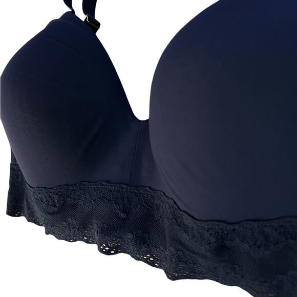 NWOT Natori 723154 Bliss Perfection Contour Soft Cup Midnight Navy– Sz 36DD - Picture 6 of 9